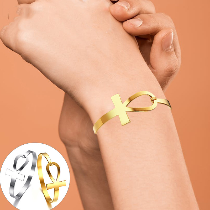 Women Accessories Egypt - 抗アレルギーステンレス鋼と抗アレルギーブレスレット,女性用,宗教的なリストバンド,ジュエリー