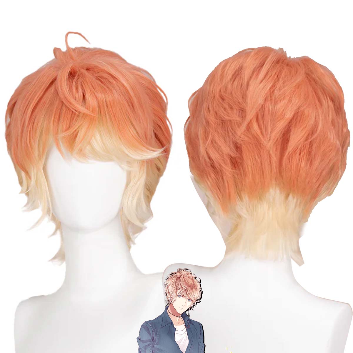 Women'S Yellow Accessories - 女性 DOKIDOKI 悪魔恋人コスプレ サカマキ シュ ショート