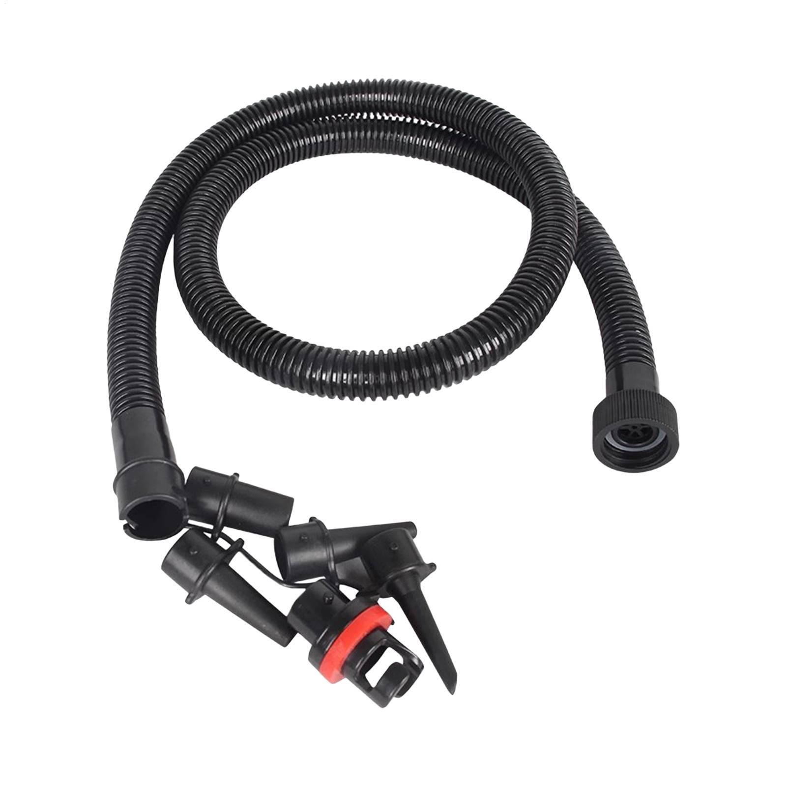 Women'S Kayak Accessories - 1.2M インフレータブルポンプホース 6 ノズル付き、S UP サーフボードカヤックラフト用ネジ式エアポンプアダプター、ポータブルインフレーターアクセサリー