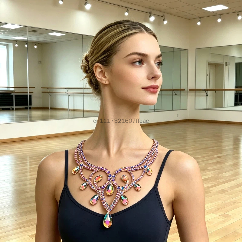 ベリーダンス スパークルネックレス コンペティション ダンサ - Women Accessories Egypt のレビューと価格