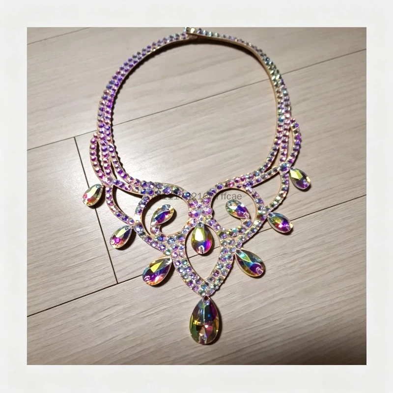 ベリーダンス スパークルネックレス コンペティション ダンサ - Women Accessories Egypt のレビューと価格