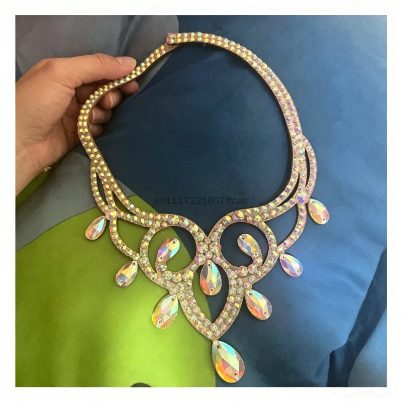 ベリーダンス スパークルネックレス コンペティション ダンサ - Women Accessories Egypt のレビューと価格