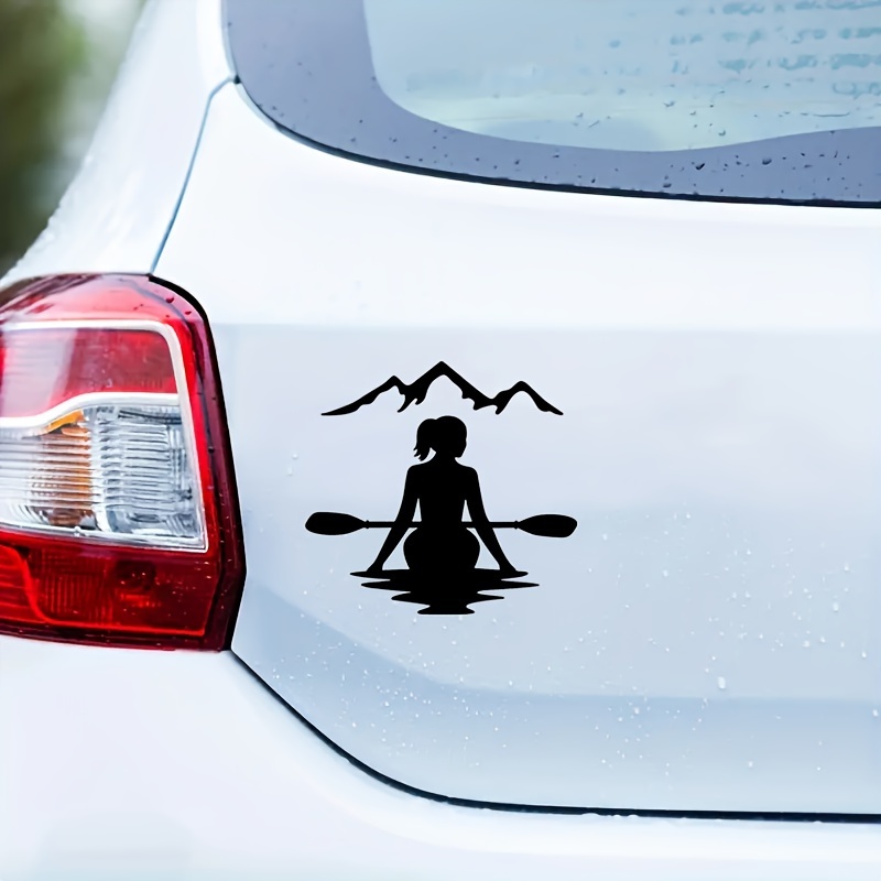 1pc 女性カヤック選手車のステッカービニールデカールラップ - Women'S Kayak Accessories のレビューと価格