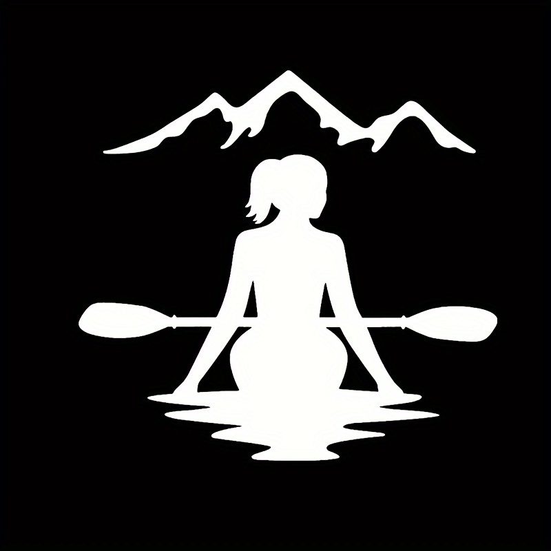 1pc 女性カヤック選手車のステッカービニールデカールラップ - Women'S Kayak Accessories のレビューと価格