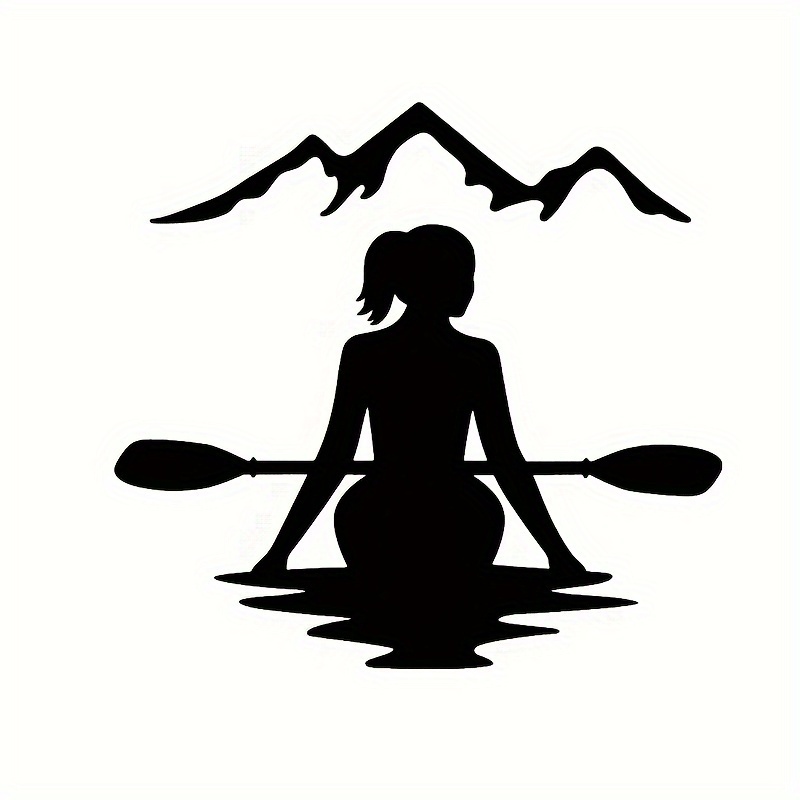 1pc 女性カヤック選手車のステッカービニールデカールラップ - Women'S Kayak Accessories のレビューと価格