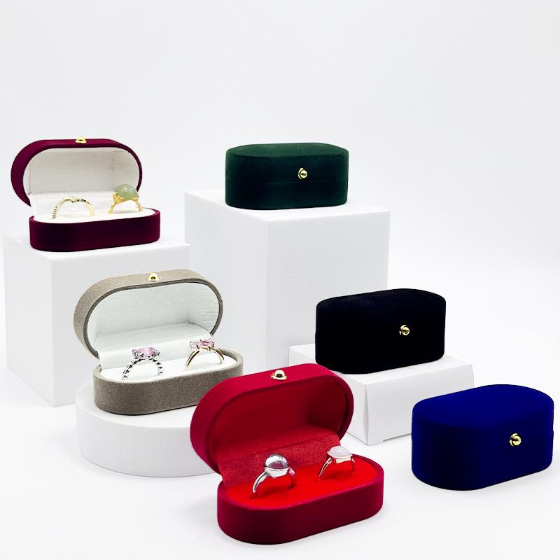 1 個フェルトリングボックスミニポータブルイヤースタッドジュ - Women Accessories Display のレビューと価格