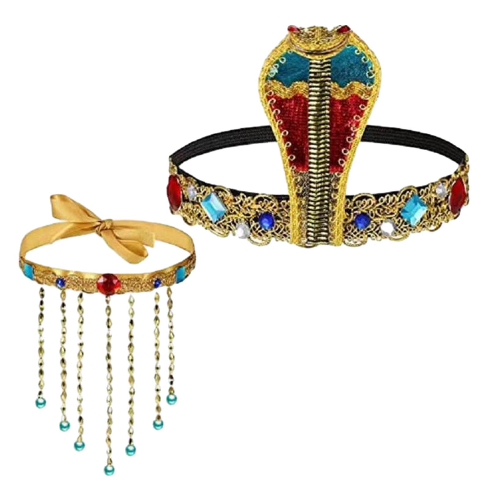 2 個のエジプト衣装アクセサリー エジプト女王の頭飾り エジ - Women Accessories Egypt のレビューと価格