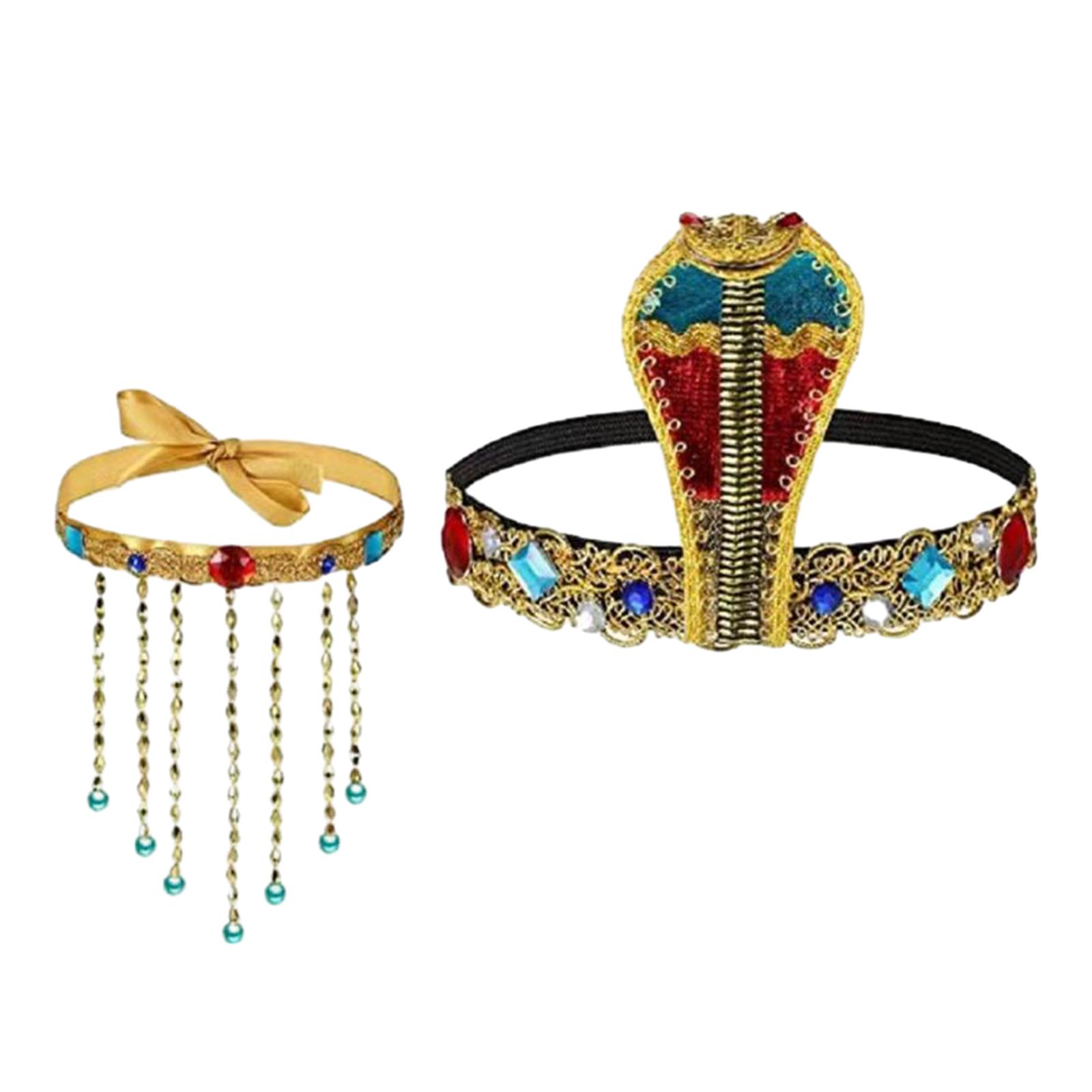 2 個のエジプト衣装アクセサリー エジプト女王の頭飾り エジ - Women Accessories Egypt のレビューと価格