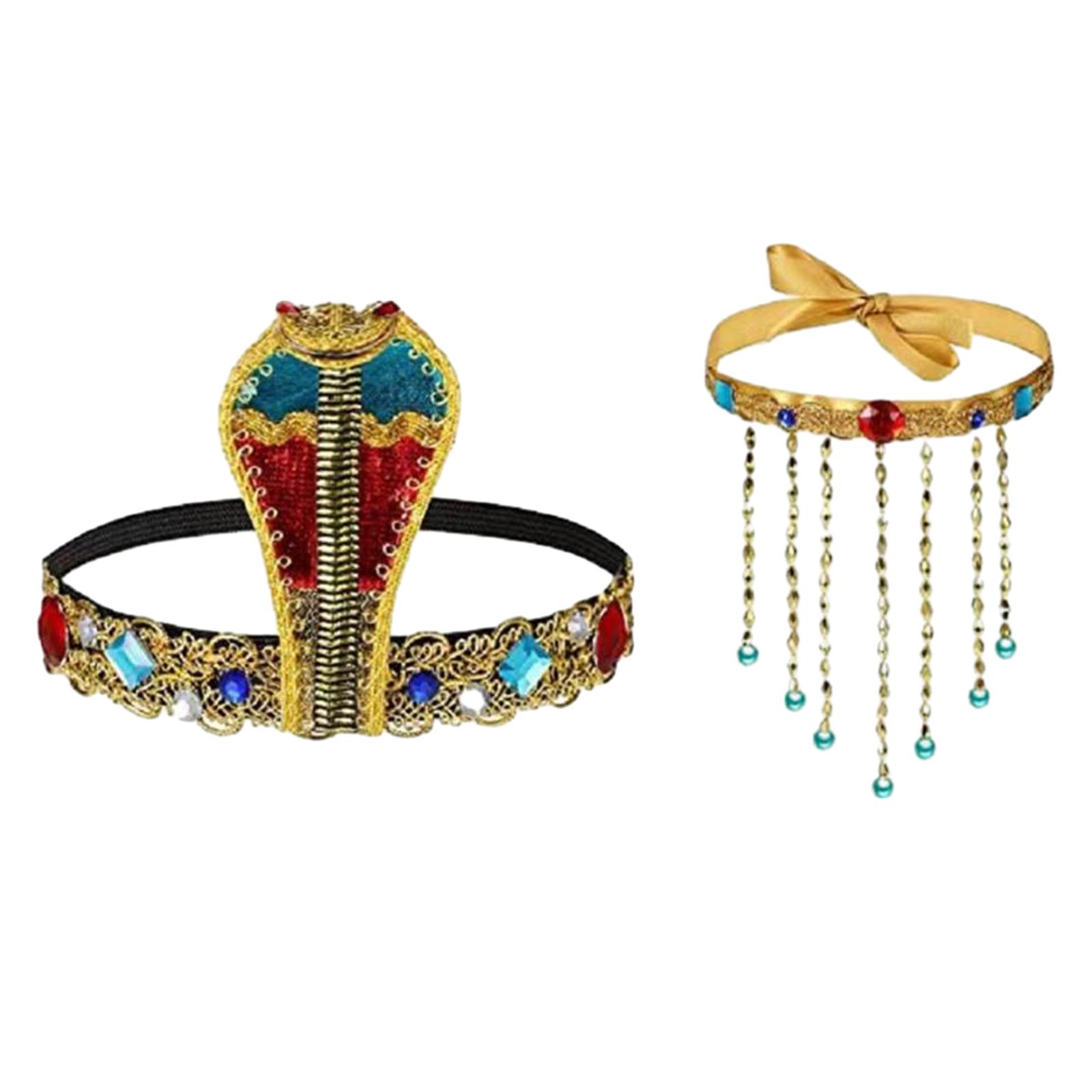 2 個のエジプト衣装アクセサリー エジプト女王の頭飾り エジ - Women Accessories Egypt のレビューと価格