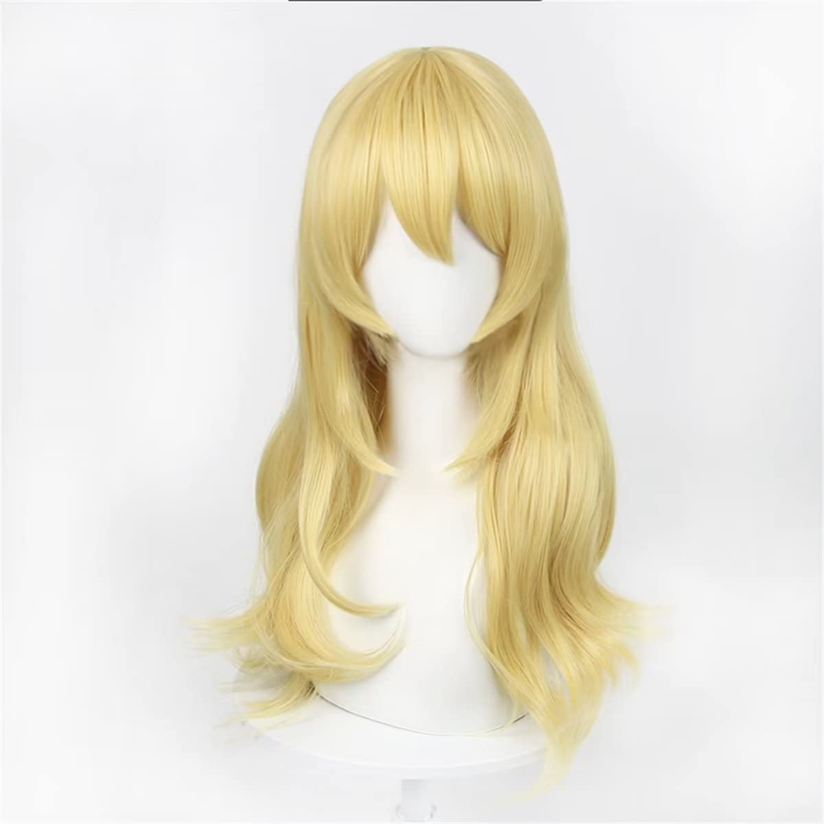 60 センチメートルロングイエローブロンドルース波状カーリー - Women'S Yellow Accessories のレビューと価格