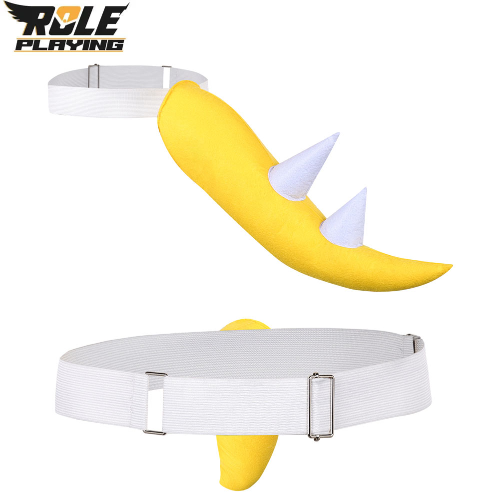 クッパジュニアコスプレイエローテール小道具映画ブラザーズコス - Women'S Yellow Accessories のレビューと価格