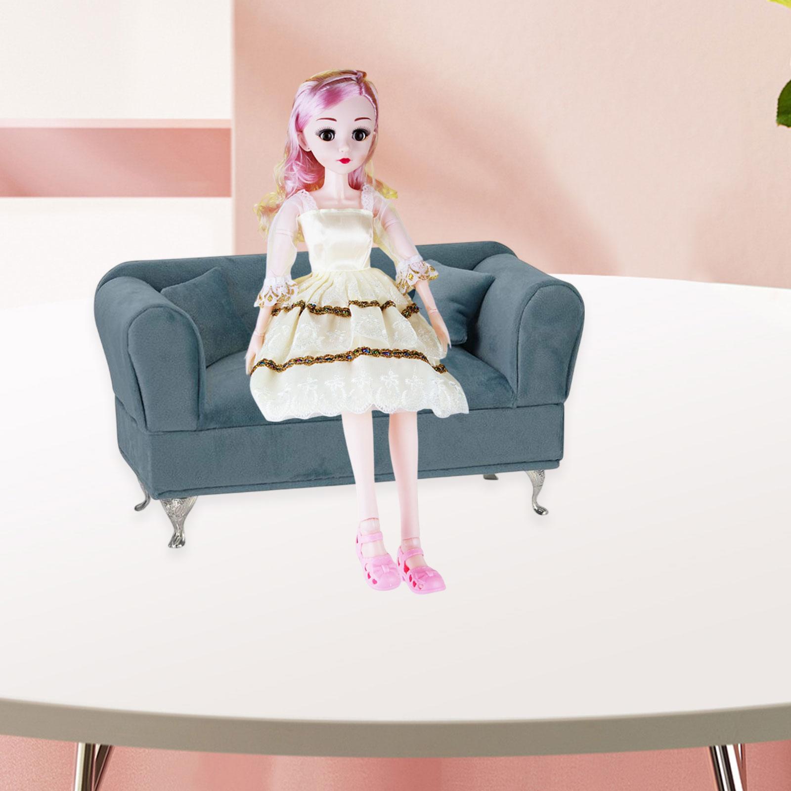 1:6 ドールハウスソファカウチ防塵モダンジュエリーボックス - Women Accessories Display のレビューと価格