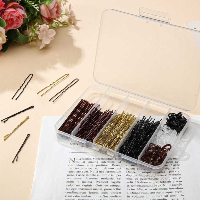 1箱480個入りヘアスタイリングアクセサリーキット U字型ヘ - Hair Fork Stick のレビューと価格