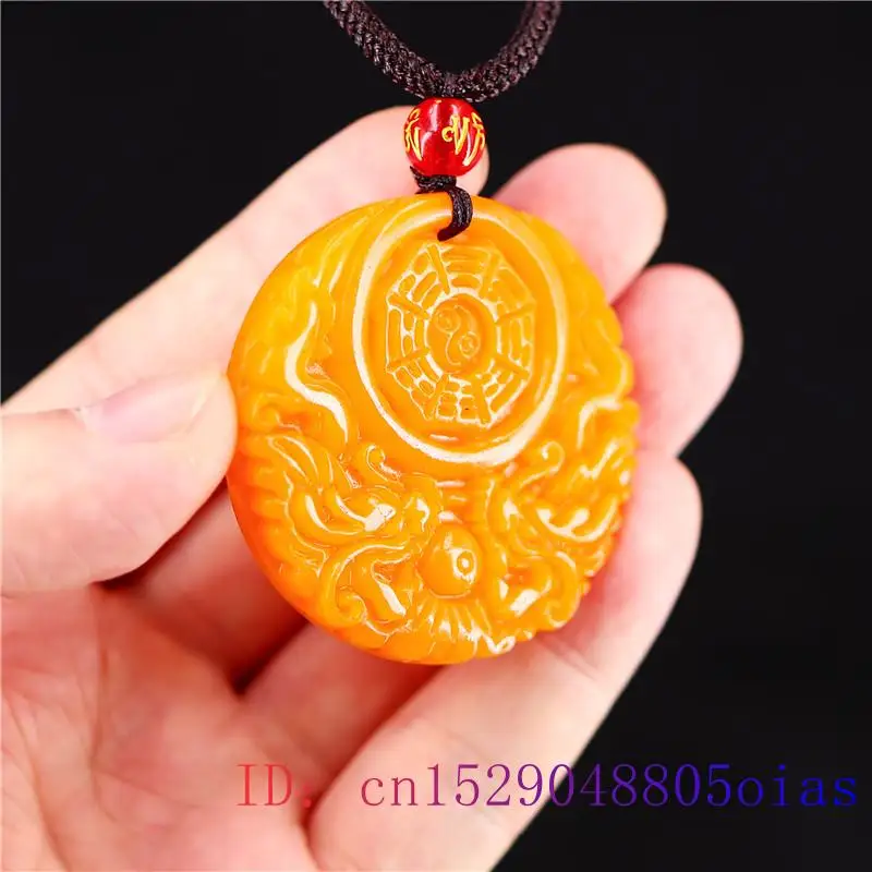 男性と女性のための中国の彫刻が施された黄色の翡翠のドラゴンペ - Women'S Yellow Accessories のレビューと価格