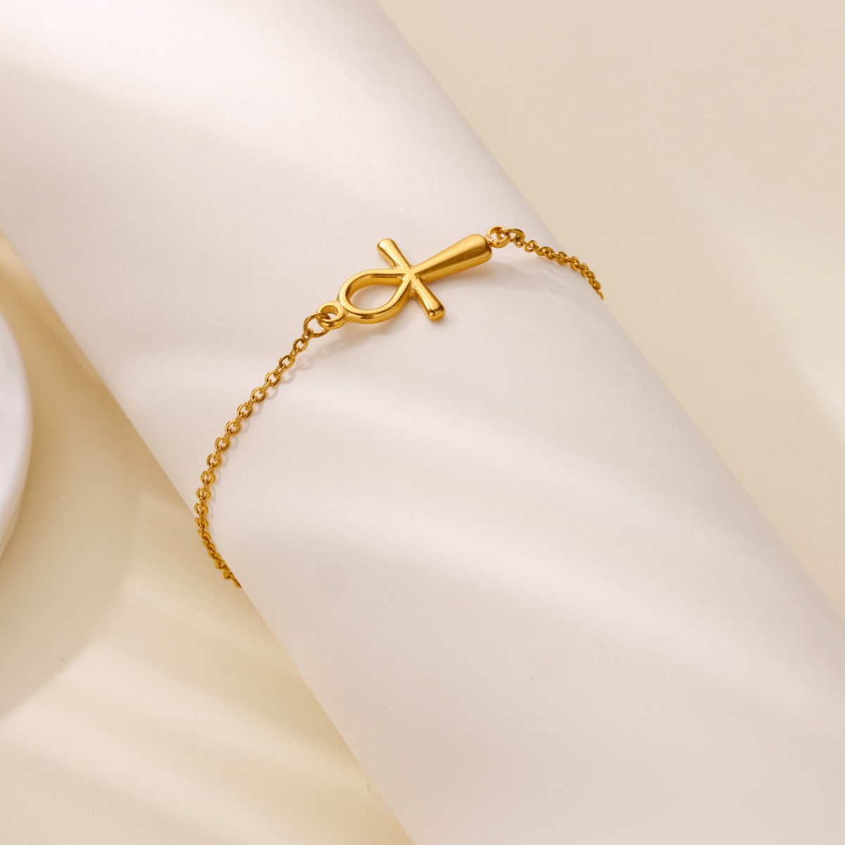 エジプトアンククロスブレスレット女性のためのヴィンテージゴー - Women Accessories Egypt のレビューと価格