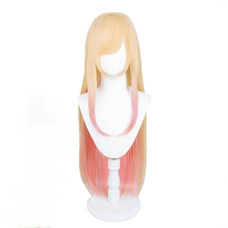 アニメ北川マリンコスプレウィッグ黄色ロング紫ショート耐熱人工 - Women'S Yellow Accessories のレビューと価格