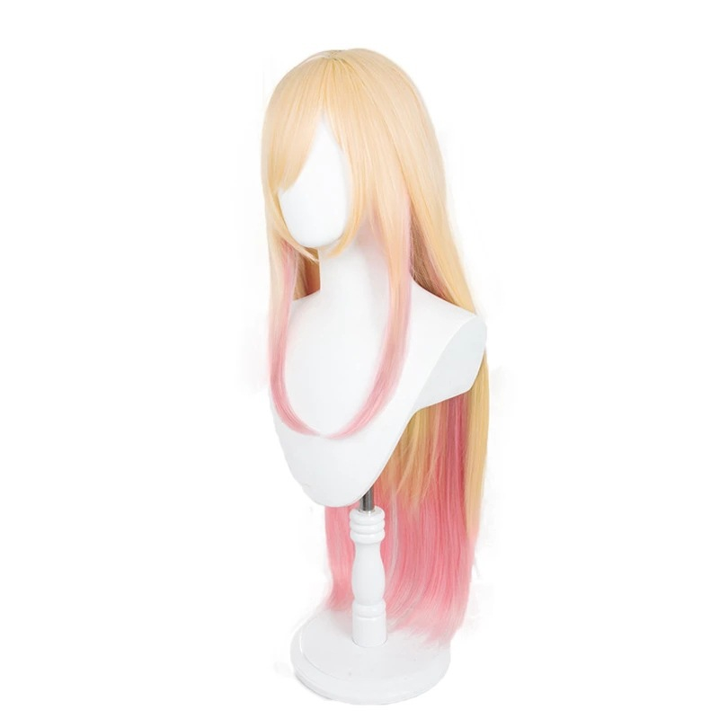 アニメ北川マリンコスプレウィッグ黄色ロング紫ショート耐熱人工 - Women'S Yellow Accessories のレビューと価格