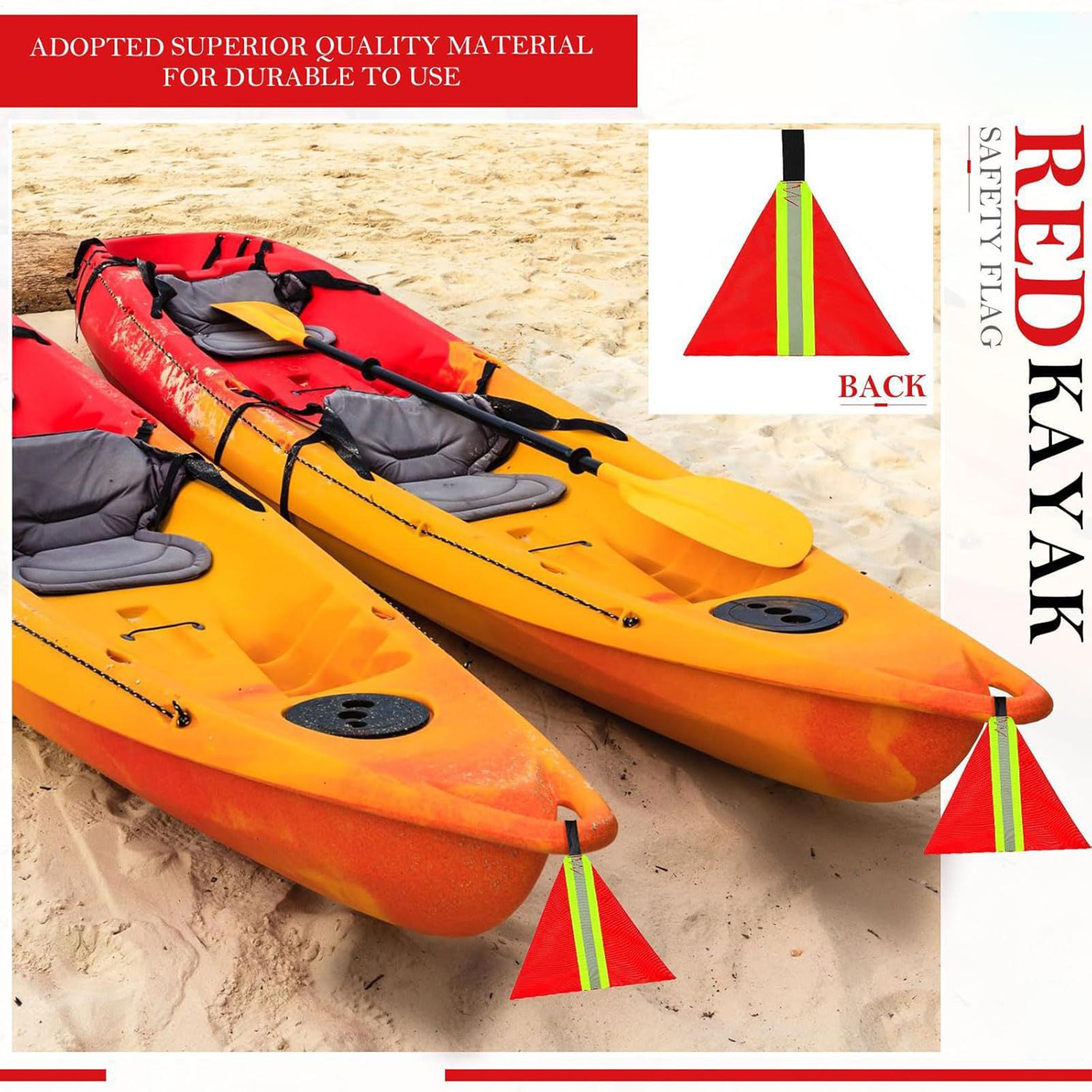赤い牽引旗反射安全カヤック牽引アクセサリー反射牽引赤警告旗女 - Women'S Kayak Accessories のレビューと価格