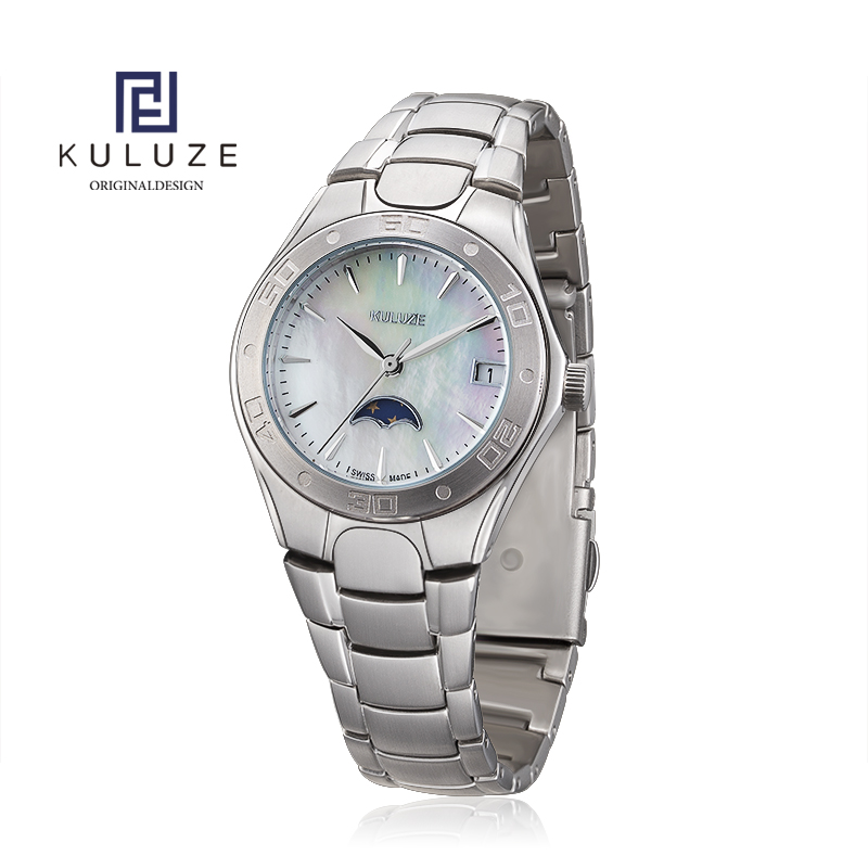 Kuluze-女性用チタン時計,セラミックスイノダルウォッチ - Women Accessories Display のレビューと価格