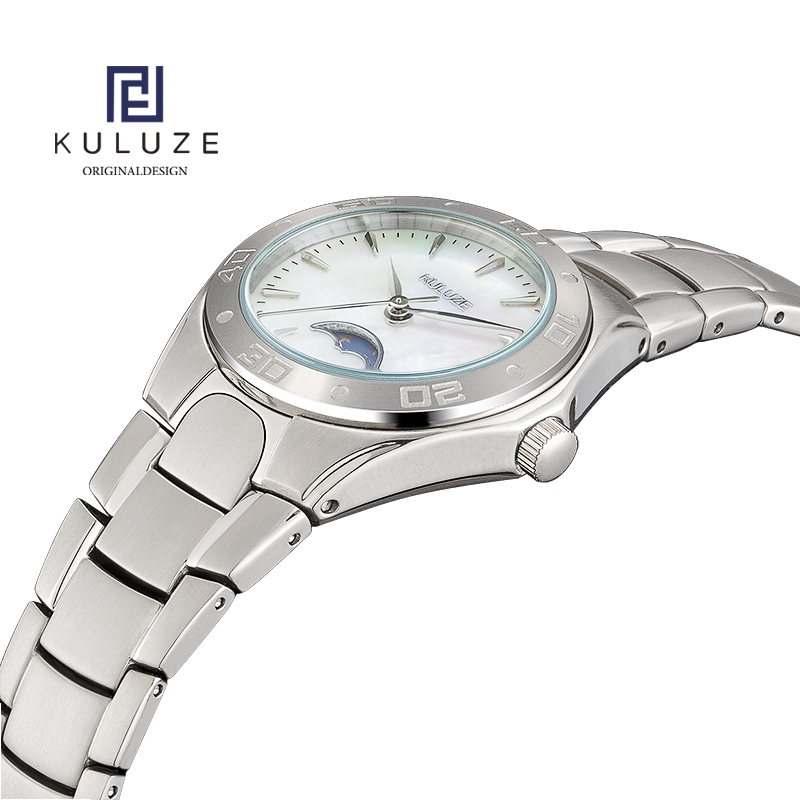 Kuluze-女性用チタン時計,セラミックスイノダルウォッチ - Women Accessories Display のレビューと価格